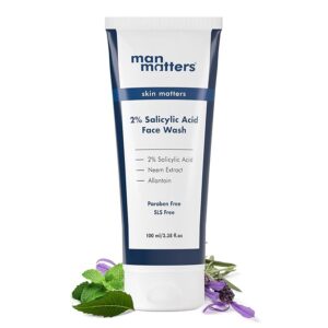 Man Matters Clear 2% Salicylic Acid Face Wash for Men 