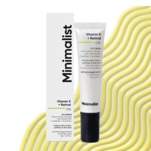 Minimalist Vitamin K + Retinal 01% Under Eye Cream