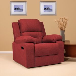 Casaliving Taylor Comfy Fabric Single Seater Recliner Chair