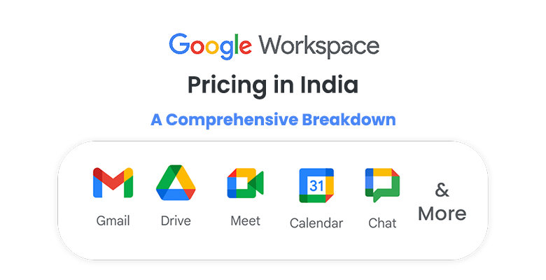 Google Workspace Pricing in India- A Comprehensive Breakdown