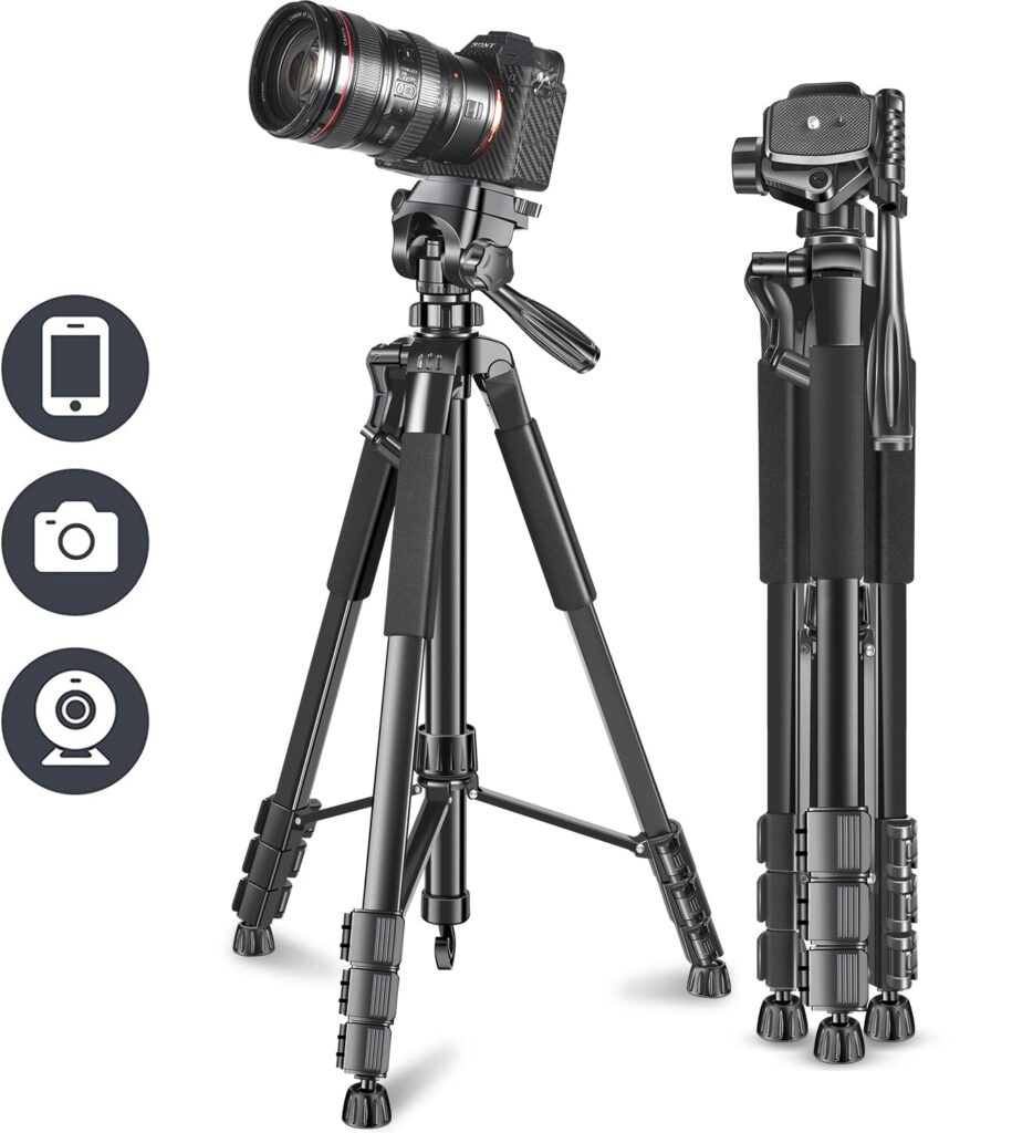 Adofys 70" Aluminium Camera Tripod