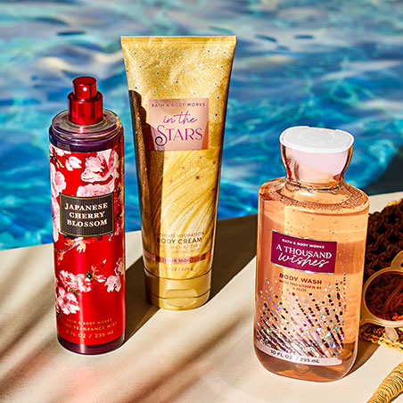 Bath and Body Works lotion and Shower gel